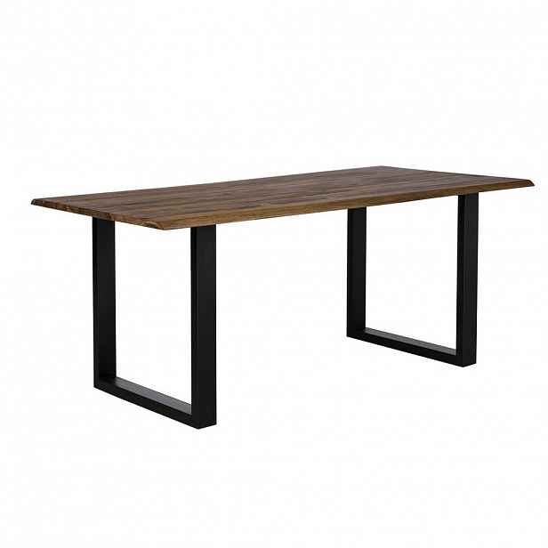 MID.YOU JÍDELNÍ STŮL, akácie, černá, barvy vlašských ořechů, 200/100/75 cm