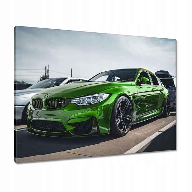 Obrazy 80x60 Sportovní zelené auto