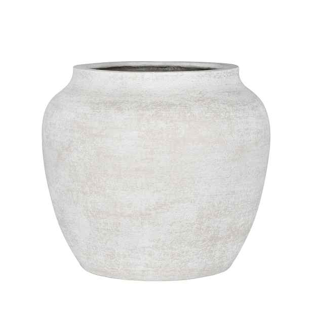 Pottery Pots Květináč Cosma, barva ovesně bílá, vel. L - ø 69,5 cm | v. 61 cm - PotteryPots