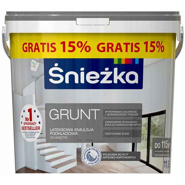 Śnieżka Rychleschnoucí podklad 10L Výkonná barva podkladová barva