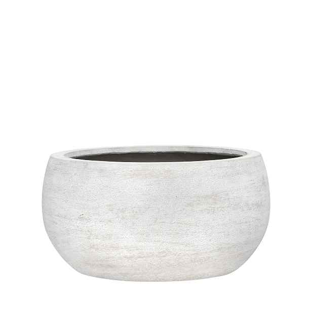 Pottery Pots Květináč Dara, barva ovesně bílá, vel. L - ø 61 cm | v. 30,5 cm - PotteryPots
