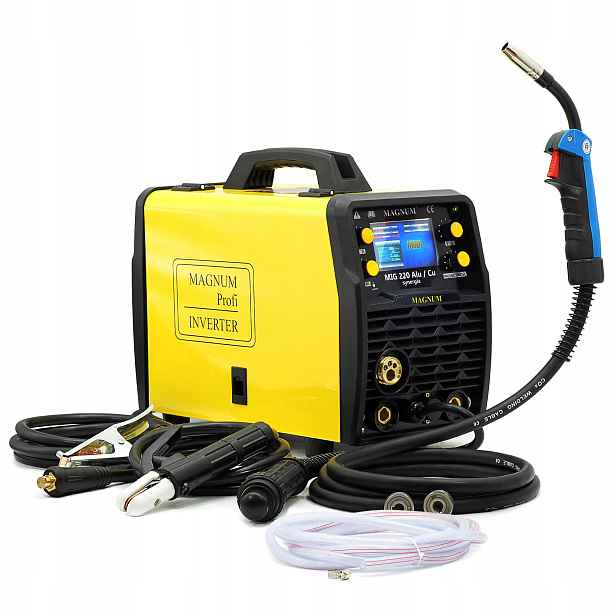 Svářečka Magnum Mig 220 Alu/cu Synergia LCD 230V 200A Mma Tig Alu