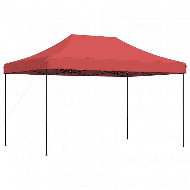 vidaXL Party Stan 292 x 440 x 315 cm Vínová Oxford látka