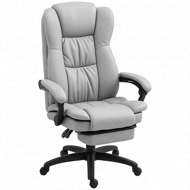 Vinsetto KANCELÁŘSKÁ ŽIDLE s 5 masážními režimy, ergonomická kancelářská židle s funkcí polohování