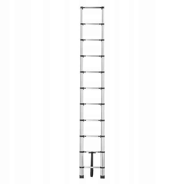 Žebřík 11STUPŇOVÝ Teleskopický, Rozkládací, Skládací, 125 Kg, Silný