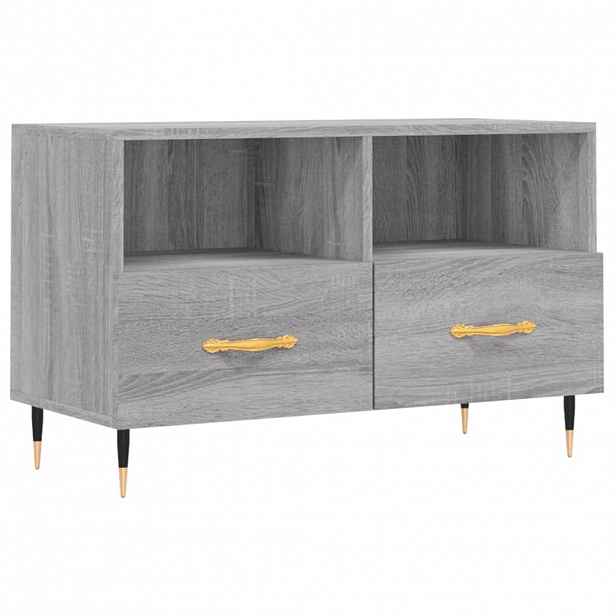vidaXL TV skříňka šedá sonoma 80 x 36 x 50 cm kompozitní dřevo