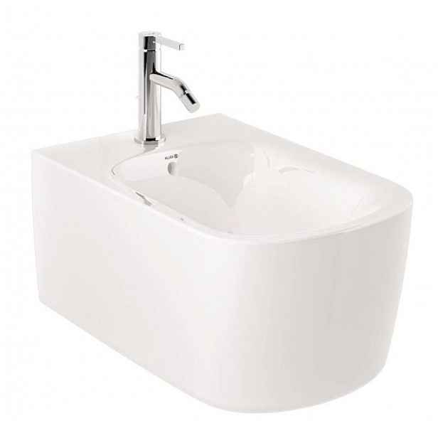 Kludi Resa S - Závěsný bidet, otvor pro baterii, lesklá bílá 27BIW0143