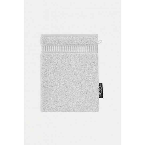 Mycí froté žínka SOFT 16x22 cm Světle šedá