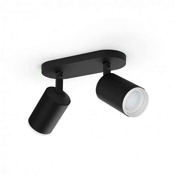 Philips Hue Fugato - Chytré 2bodové LED svítidlo, černá 929003810001