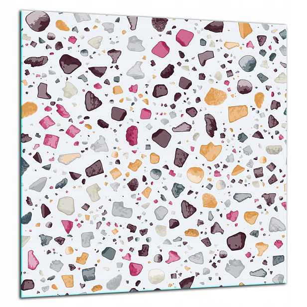 Skleněná Ochranná Deska Panel Lepidlo 60x65 Mozaika