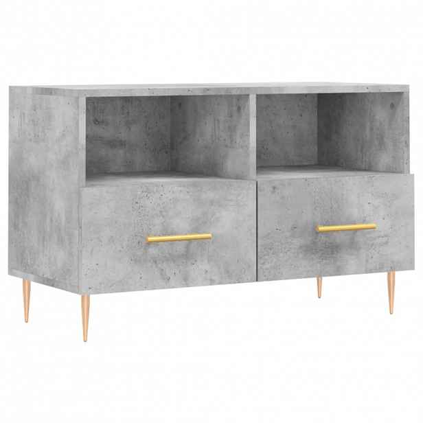 vidaXL TV skříňka betonově šedá 80 x 36 x 50 cm kompozitní dřevo