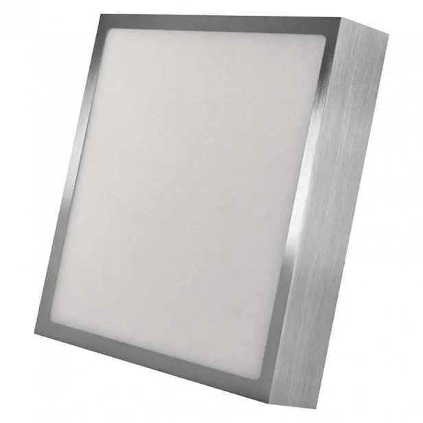 Led přisazené svítidlo Nexxo, čtvercové, stříbrné, 21W, se změnou Cct