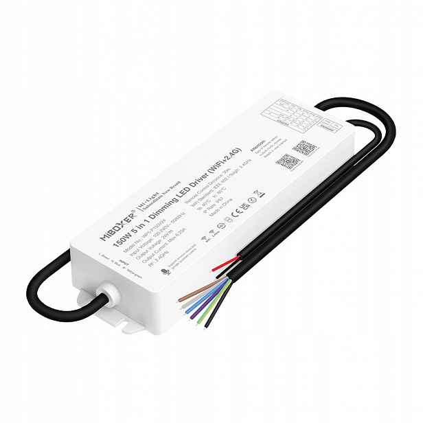 Napájecí zdroj Miboxer s ovladačem 5v1 150W 24V WP5-P150V24 Led pásek WiFI