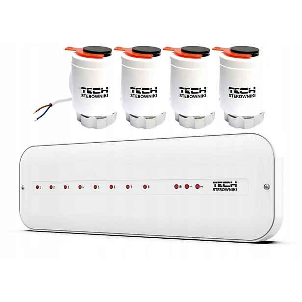 Ovládač Ovládací Lišty 4 Termoelektrické Pohony STT-230/2 T Tech