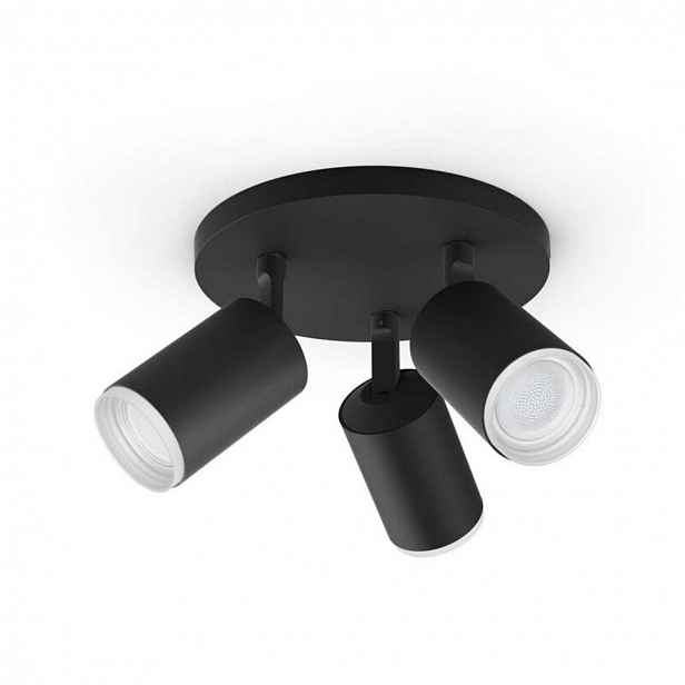 Philips Hue Fugato - Chytré 3bodové LED svítidlo, černá 929003810101