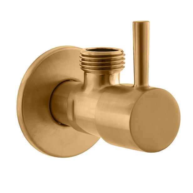 Ventil rohový s keramickým vrškem 1/2"x 1/2", Zlatá - kartáčovaná RV0212ZK, RAV Slezák