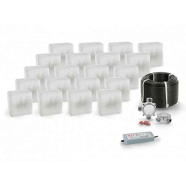 20 x Led nájezdové svítidlo 12V IP68 Bc 14x14 cm