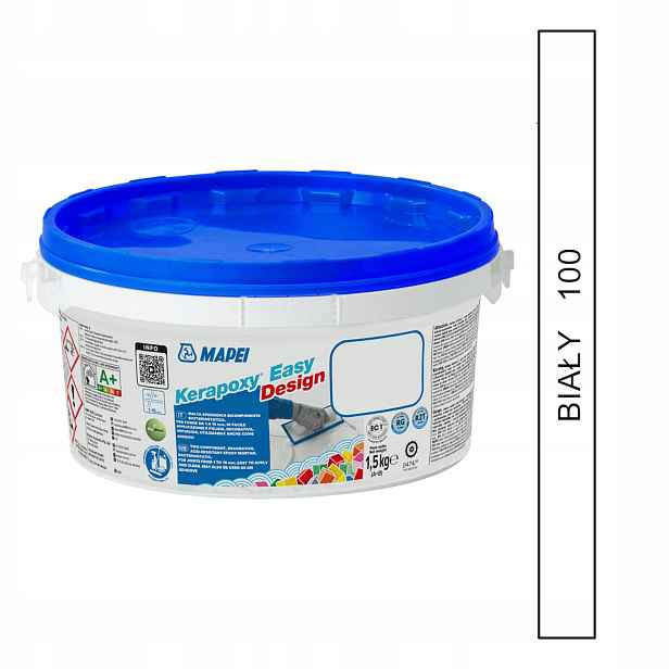 Epoxidová spárovací hmota Mapei Kerapoxy Easy Design 1,5kg barva 100 bílá