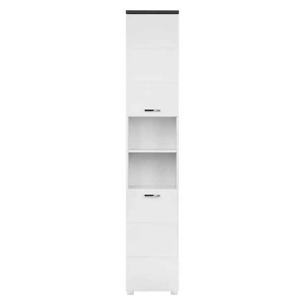 Idea Skříň 2 dveře PRAYA 72 bílá/beton