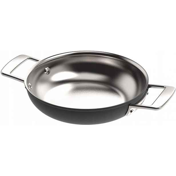 Ocelová mělká pánev Demeyere Black 5 20 cm na indukce a plyn