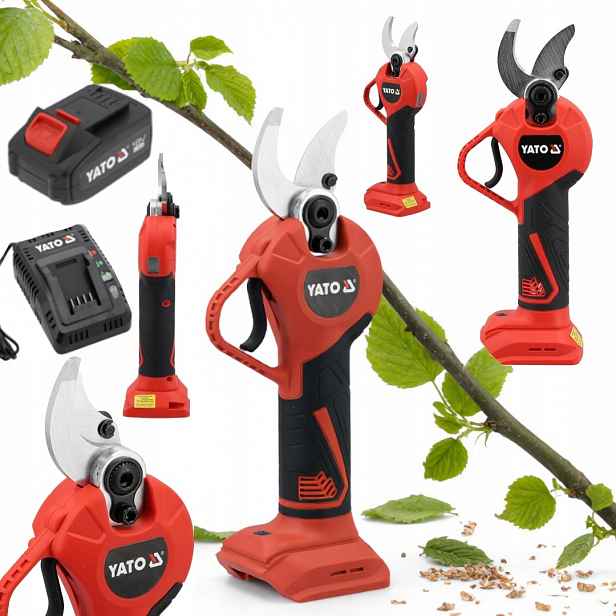 Set Zahradní nůžky Na Větve 18V 40 mm 4AH Akumulátor Yato YT-828383