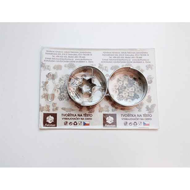 vykr. 0865 Kol.hl.malá, 3,8cm, 2ks /b.SKIN/