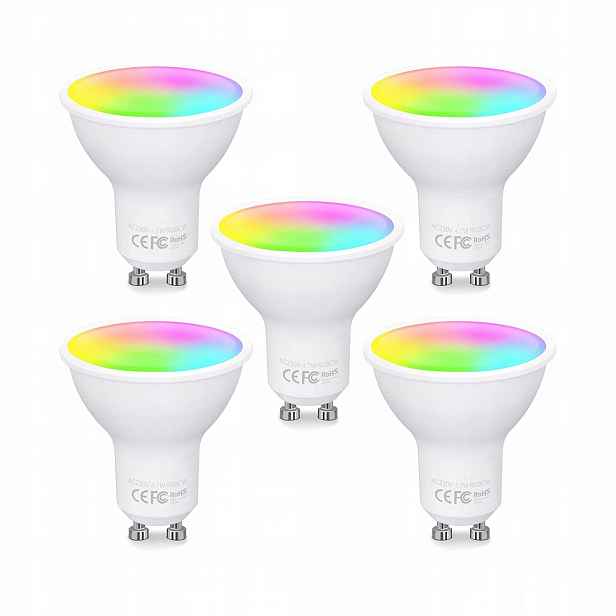 Barevné žárovky Smart GU10 Fitop 4.7W Rgb 16M Alexa Google Home Stmívání