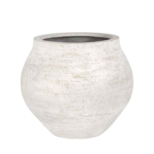 Pottery Pots Květináč Alea, barva ovesně bílá, více velikostí - PotteryPots Velikost: S - ø 32 cm | v. 28 cm
