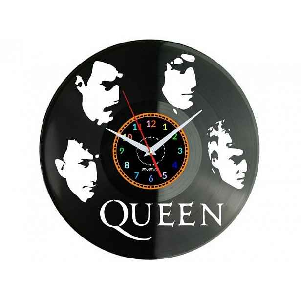 Queen Dekorativní Nástěnné Hodiny Moderní Vinylová Deska Jako Dárek