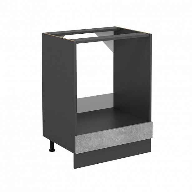 Vicco SKŘÍŇKA NA VESTAVĚNOU TROUBU R-Line Beton 60 cm bez pracovní desky