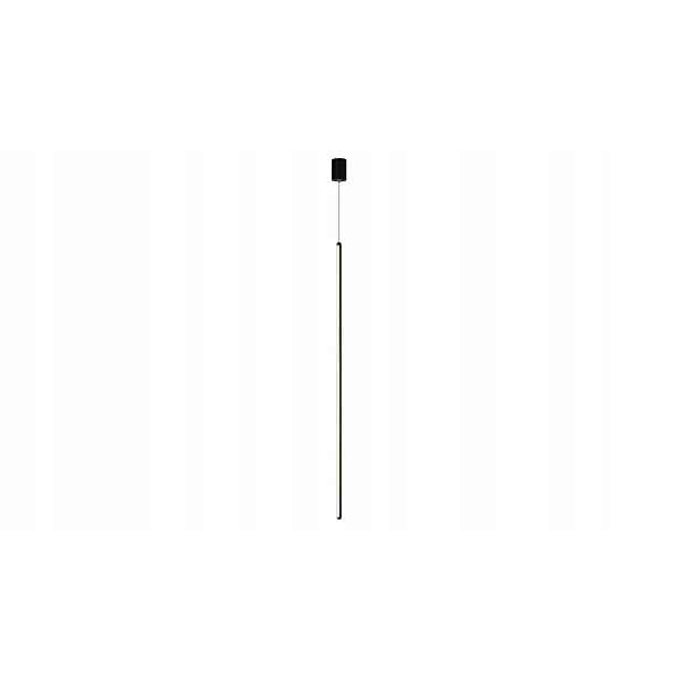 Minimalistická závěsná Led lampa 100 cm černá matná