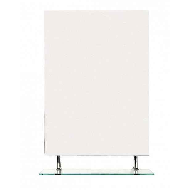 Sapho Wega - Zrcadlo 60x80 cm s policí 60092-6