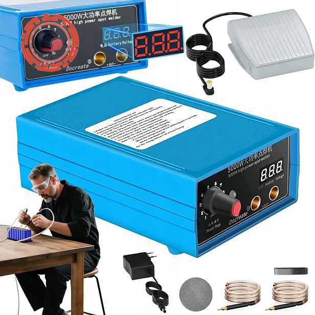 Bodová Svařovací Stroj Pro Domácnost 5000 W, 10STUPŇOVÁ Regulace