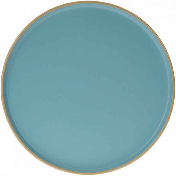 Kameninový jídelní talíř Magnus, 26,5 cm, modrá