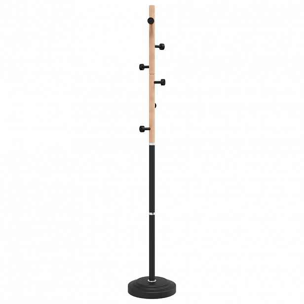 vidaXL Stojan na kabáty černý 177 cm práškově lakované železo