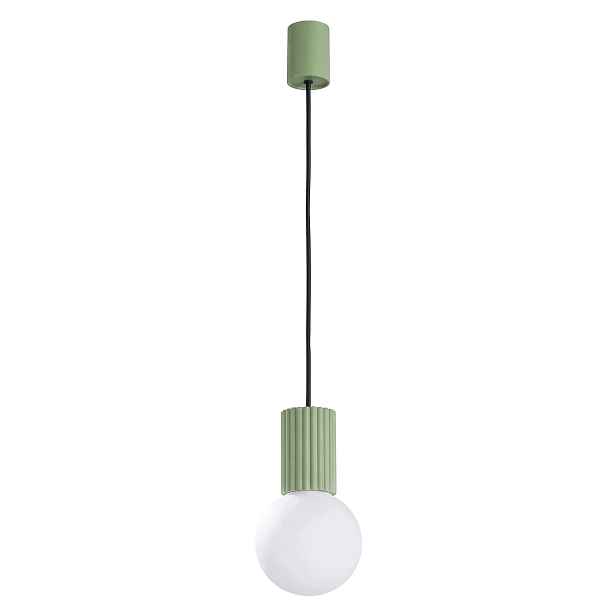 Závěsná lampa Halo 1 šalvějová Závěsné svítidlo koule Lustr zelená SOllux