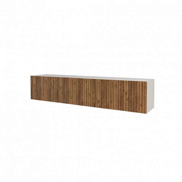 ALTDECOR NÍZKÁ KOMODA KITO-W 2x100x40x40 cm – bílá / Katania