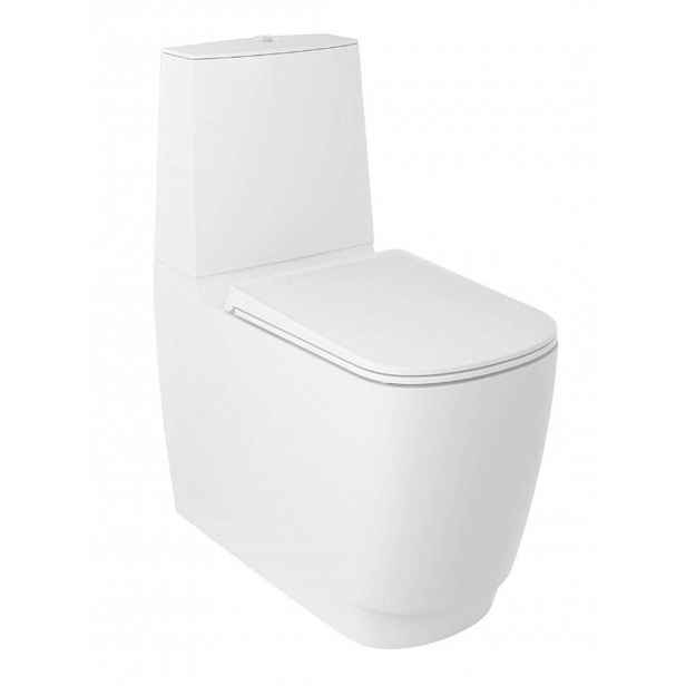 Kludi Resa S - WC kombi mísa, vario odpad, Rimless, Spiralflush, matná bílá 27WCB0153