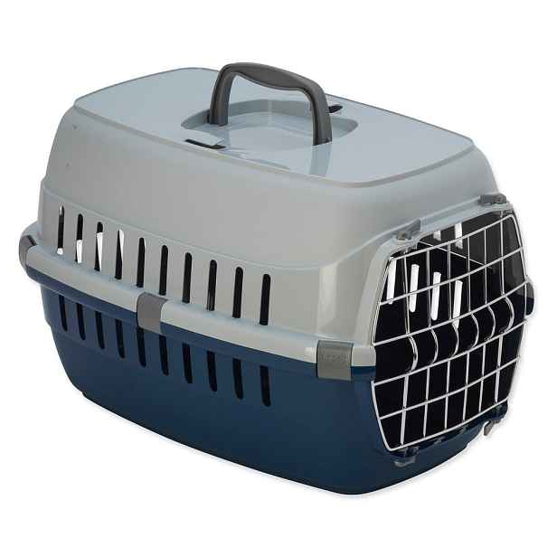 Modrá/šedá přepravka pro domácího mazlíčka 32x48,5 cm Dog Fantasy Carrier – Plaček Pet Products