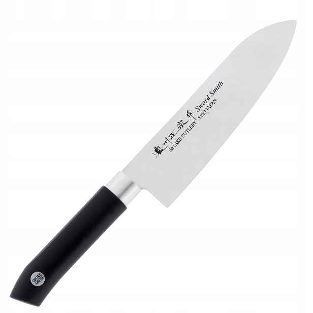 Nůž japonský Satake Sword Smith Santoku 17 cm 803-229 AUS-8 56-58 Hrc Seki