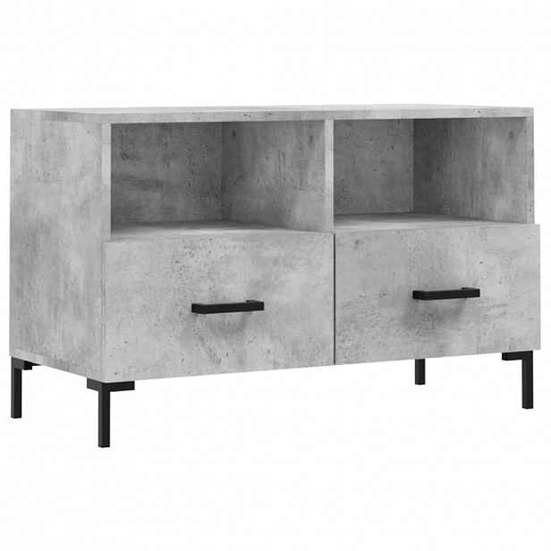 vidaXL TV skříňka betonově šedá 80 x 36 x 50 cm kompozitní dřevo