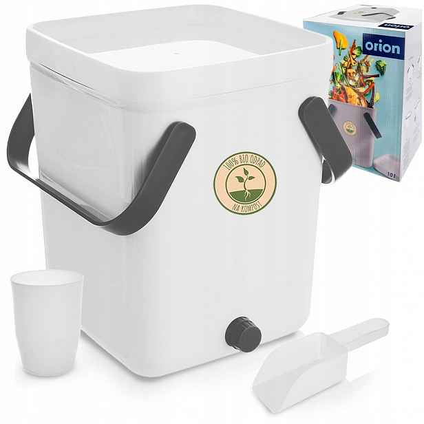 Kuchyňský kompostér malý odpadkový koš bio odpad pro bioodpady 10 l