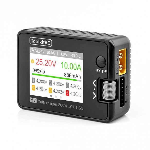 Nabíječka DC 7-28V ToolkitRC M7 LiPo 1-6S 10A
