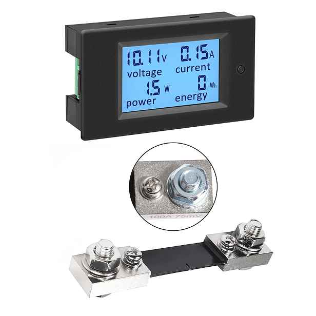 Watt Meter Přesný analyzátor výkonu akumulátoru Rc Volt Amp Watt