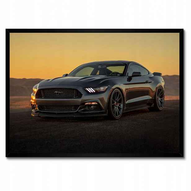 Plakáty v rámu 70x50 Ford Mustang vyrobené v Usa