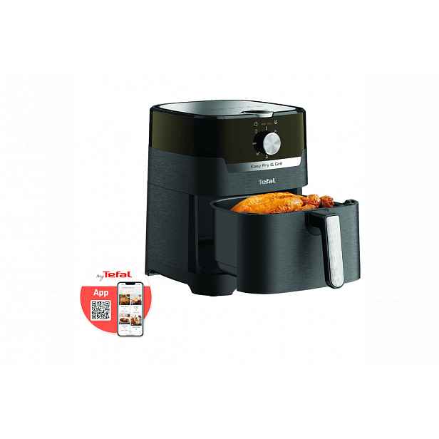 Horkovzdušná fritéza Tefal Easy Fry & Grill 2v1 EY501815 Černá