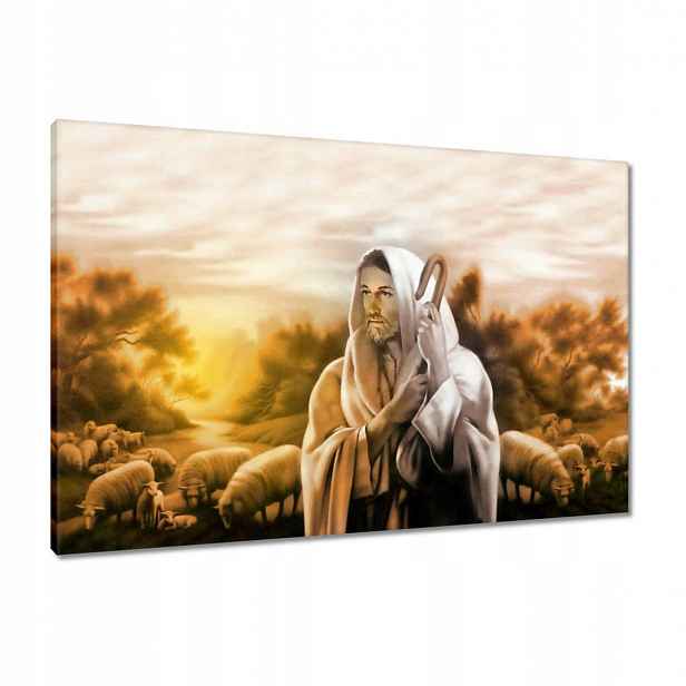 Obrazy 90x60 Ježíš Dobrý Pastýř