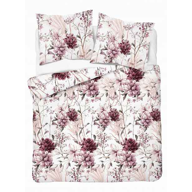 Povlečení 220x200 Pudrově růžové na světlém pozadí Home Satin
