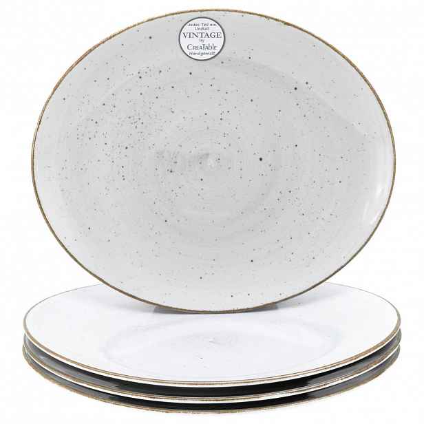 Creatable SADA TALÍŘŮ NA STEAK, keramika, 30,5/26 cm
