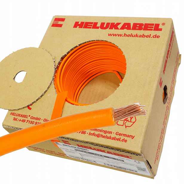Kabel Lgy 2,5 mm oranžový 29158 Helukabel 100m